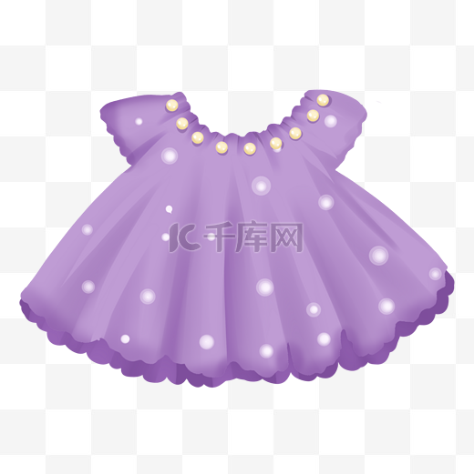 紫色小裙子图片
