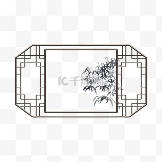 江南园林建筑古风窗户图片