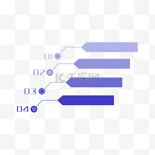 PPT数字分类标题图片