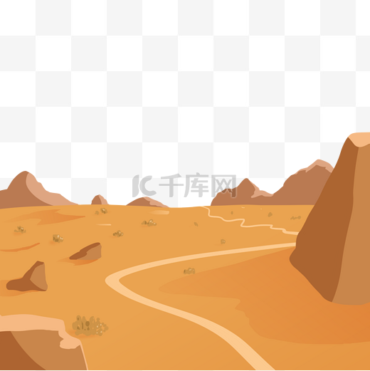 沙丘荒漠沙漠图片