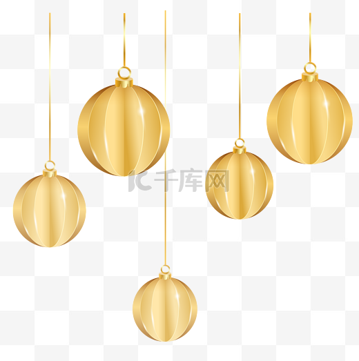 金色灯球吊饰图片