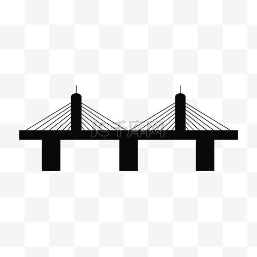 跨河大桥建筑图片