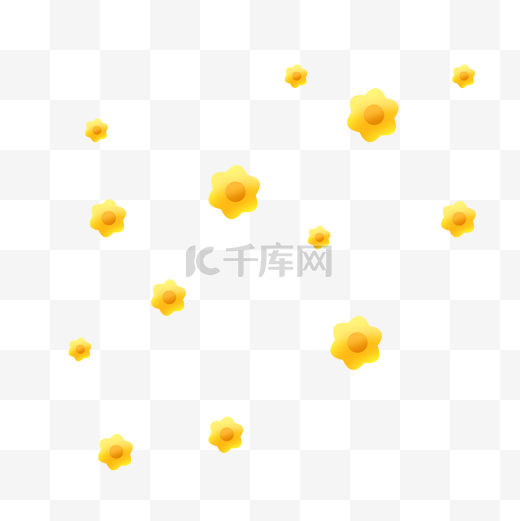 向日葵花朵蝴蝶漂浮素材图片