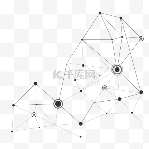 科技感灰色抽象点线线条图片