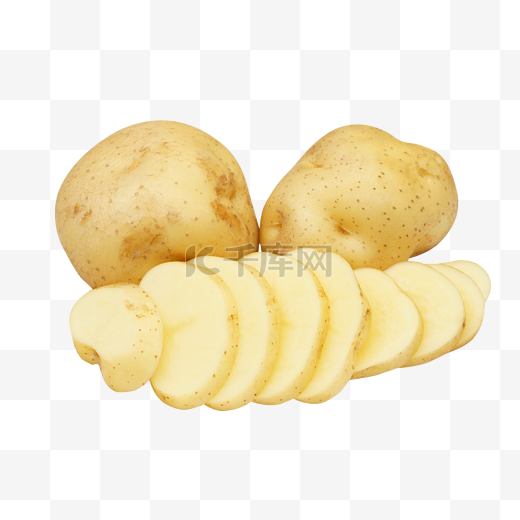 切片土豆实物图片