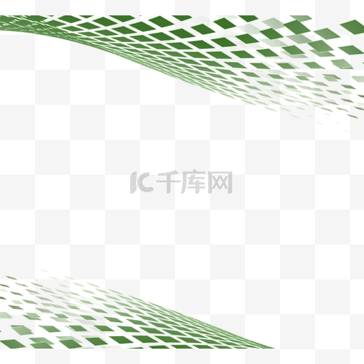 抽象绿色几何渐变边框图片