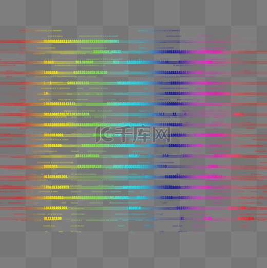 彩虹I代码未来人工智能科技底纹图片