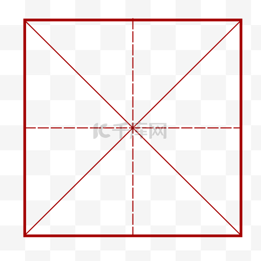 红色田字格图片