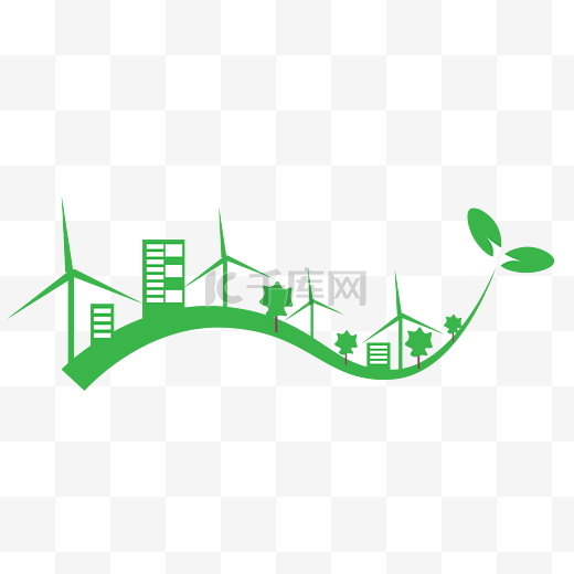 新能源环保风车图片