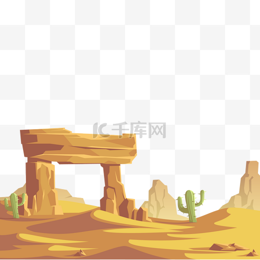 沙漠旅游风景图片