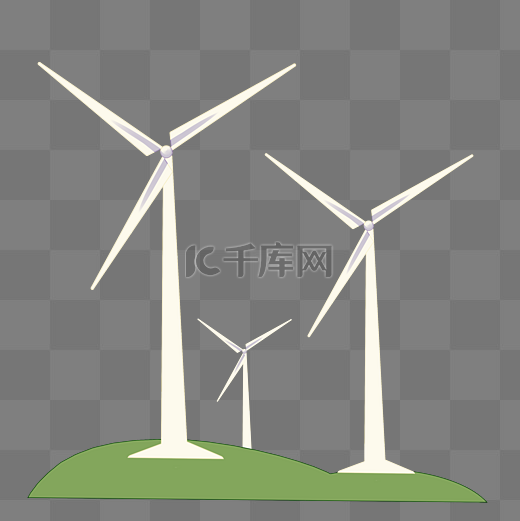 环境绿色能源风车图片