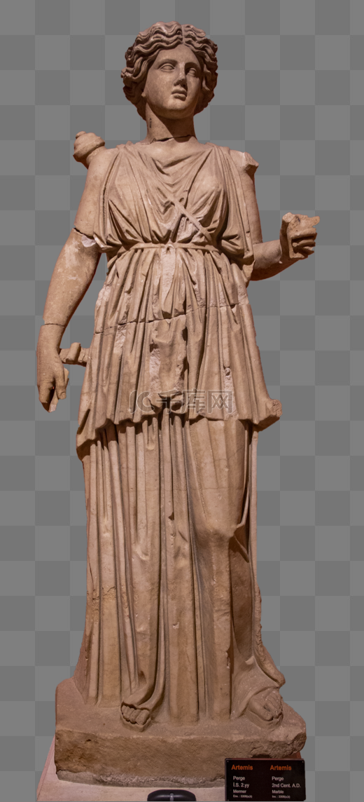 古希腊女人雕像图片