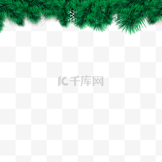 圣诞节绿色圣诞树图片