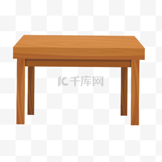 长形木质桌子嘻哈图图片