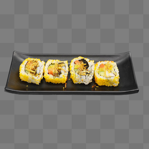 蛋黄寿司拼盘图片