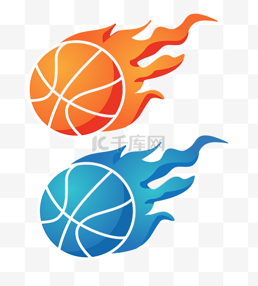 火焰篮球图标图片