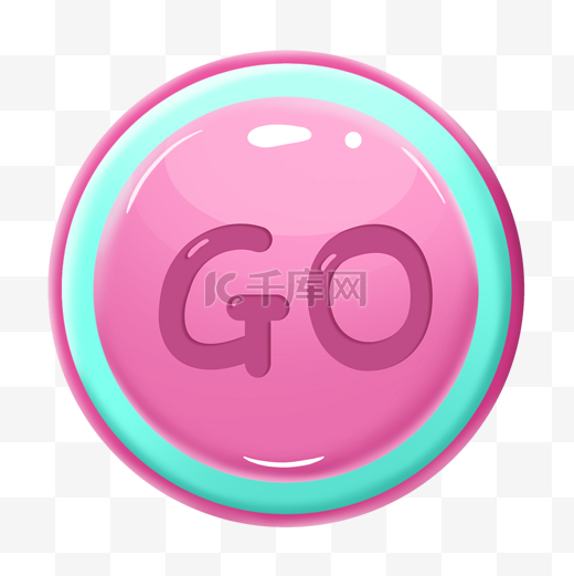 粉色游戏按钮图片