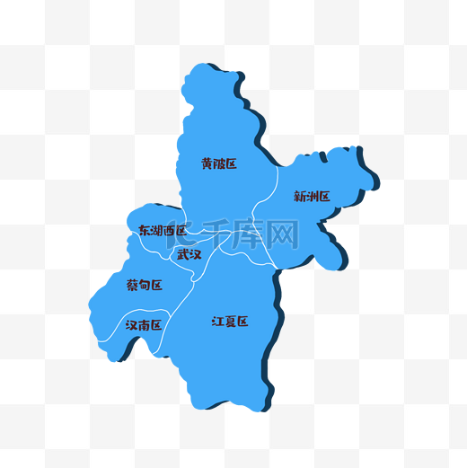 武汉地图图片