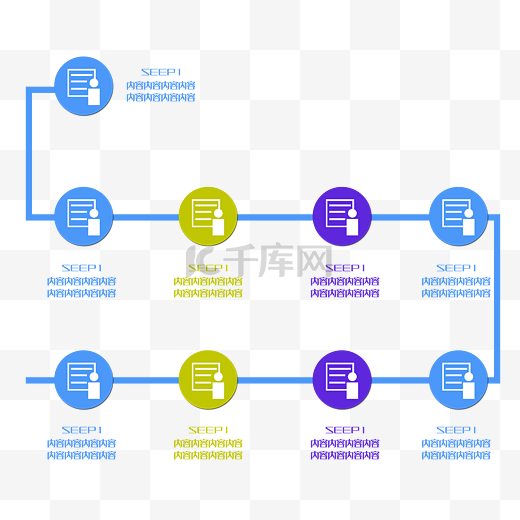 ppt步骤流程图图片