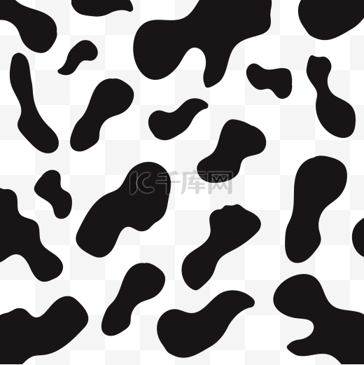 奶牛斑点底纹纹理奶牛花纹图片