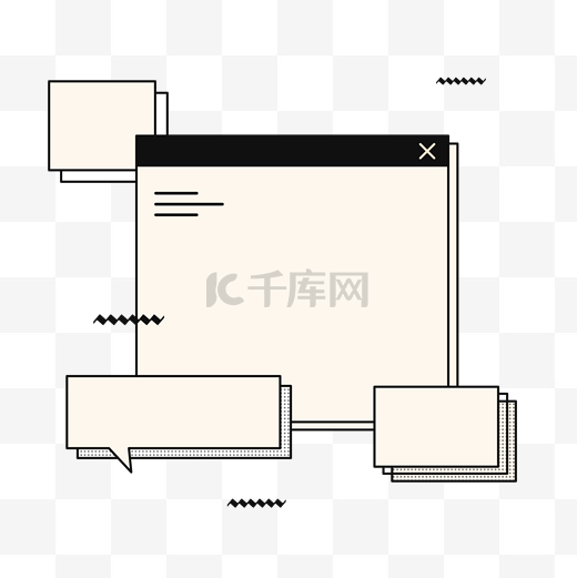 不规则图形对话框图片