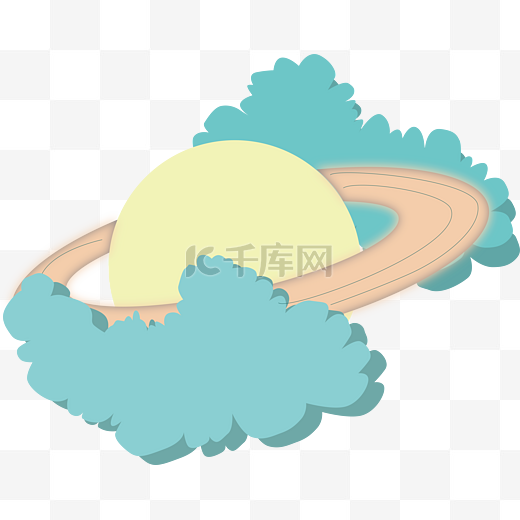 小清新星球星云图标图片