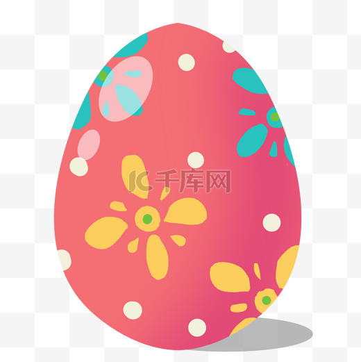 红色复活节蛋彩蛋图片