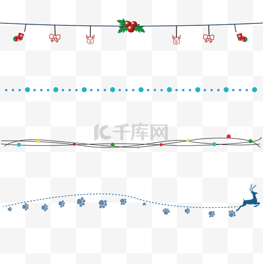 卡通公众号分割线图片