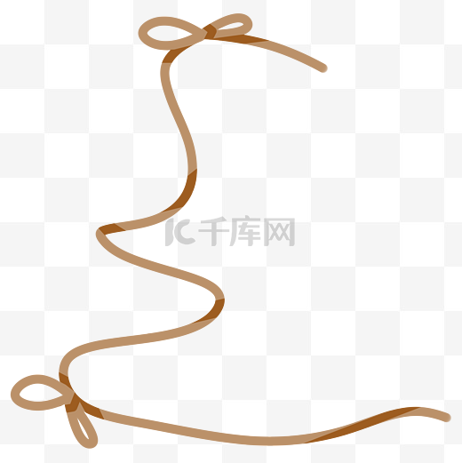 牛皮蝴蝶结绳子图片