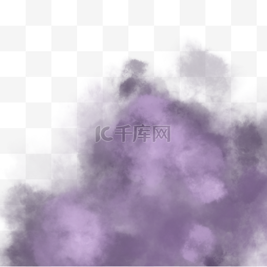 颗粒风格紫色烟雾边框图片