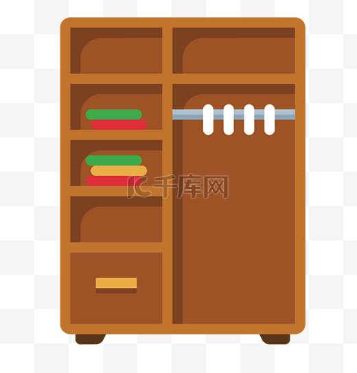 木质衣柜柜子图片