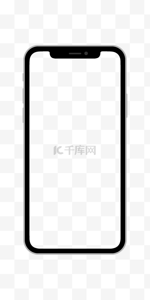 iphoneX手机原型样机元素图片