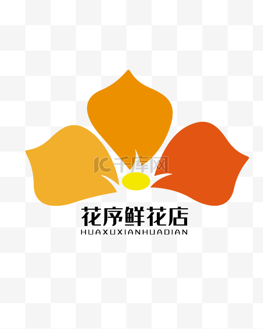 黄色花瓣LOGO图片