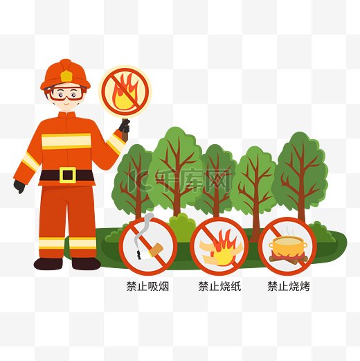森林防火预防火灾图片