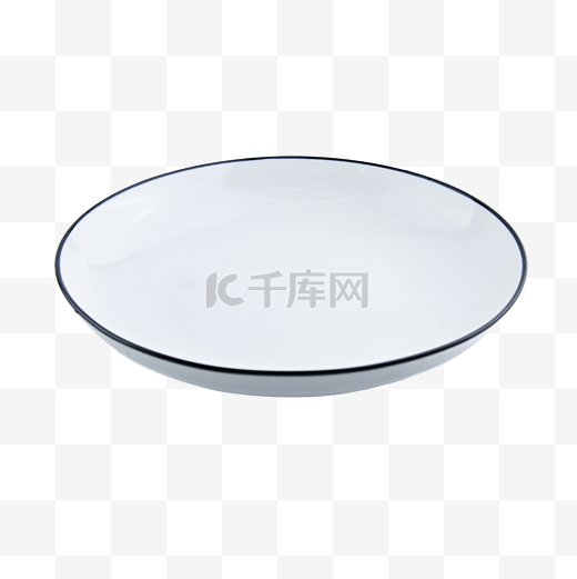 盘子餐具白色圆形图片