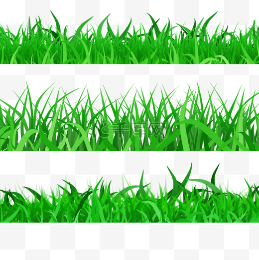 春季复活节绿色草地层次感草丛图片