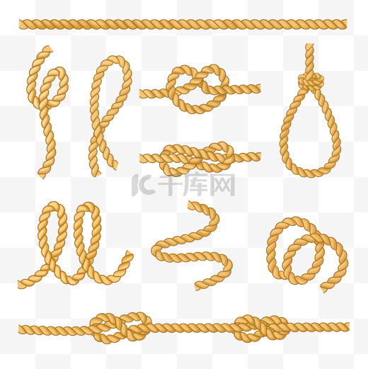 绳子木绳麻绳图片