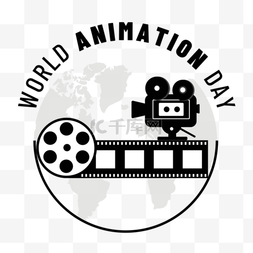 世界动画日放映动画影视胶卷摄影图片