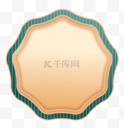 国风中秋节月饼边框图片