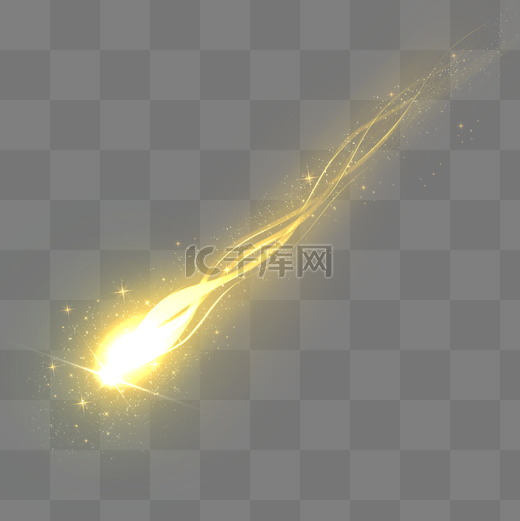 流星陨石火焰特效光效光图片