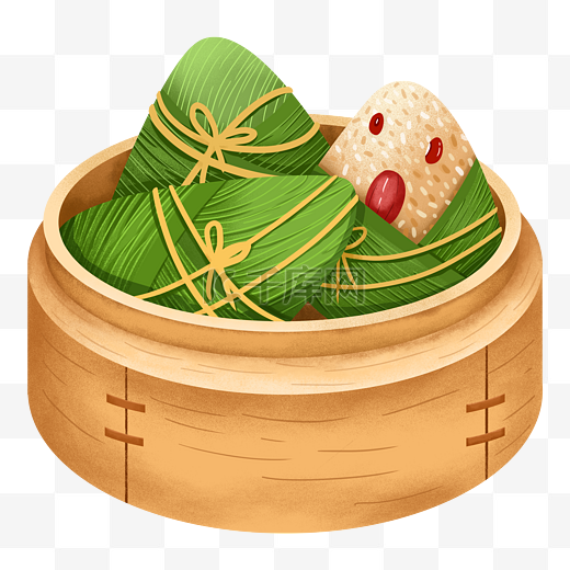 端午节粽子蒸笼图片