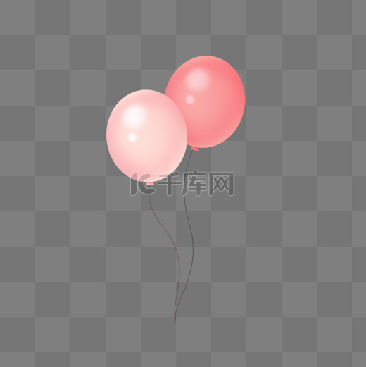 三八妇女节粉色气球图片