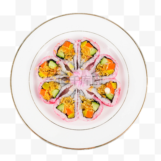 特色美食樱花寿司图片