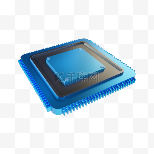 3DC4D立体电子科技芯片图片