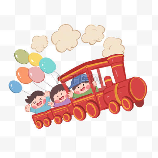 儿童节小火车图片