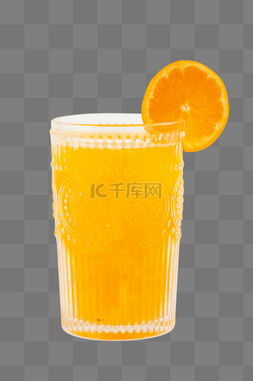 橙汁果汁鲜果茶图片
