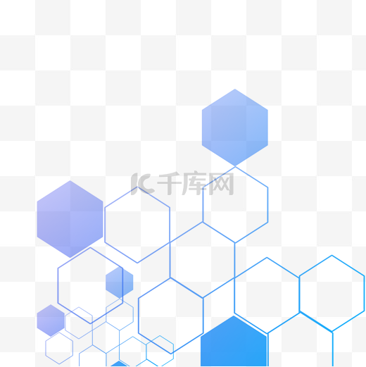 线性多边形科技装饰科技商务图片