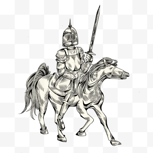 古代骑马战士图片