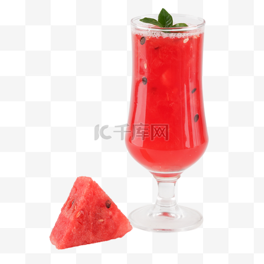 夏季西瓜汁果汁图片