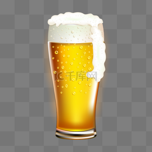 飞溅啤酒酒杯图片